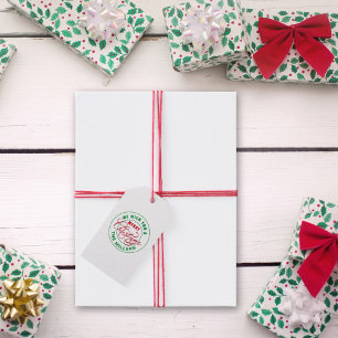 Wir wünschen Ihnen frohe Weihnachten Geschenkanhänger