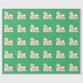 Wir wünschen Ihnen frohe Weihnachten Geschenkpapier (Flach)