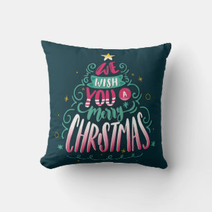 Wir wünschen Ihnen frohe Weihnachten Kissen