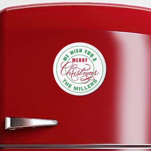Wir wünschen Ihnen frohe Weihnachten Magnet