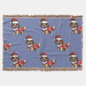 Wir wünschen Ihnen frohe Weihnachten mit niedliche Decke (Vorderseite)