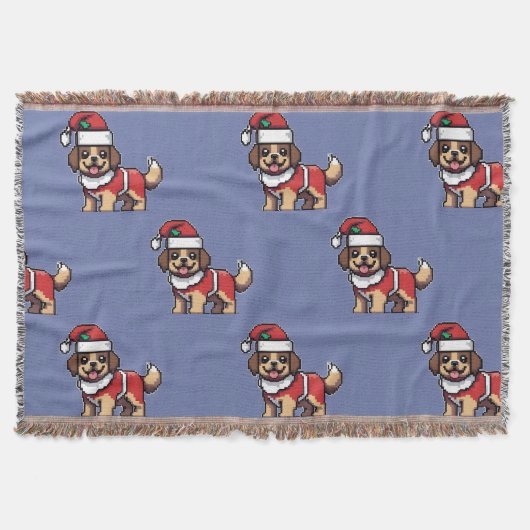 Wir wünschen Ihnen frohe Weihnachten mit niedliche Decke (Vorderseite)