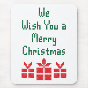 Wir wünschen Ihnen frohe Weihnachten Mousepad