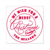 Wir wünschen Ihnen frohe Weihnachten Permastempel (Design)