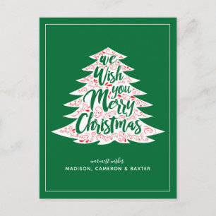 Wir wünschen Ihnen frohe Weihnachten Postkarte
