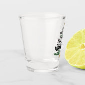 Wir wünschen Ihnen frohe Weihnachten Schnapsglas (Links)