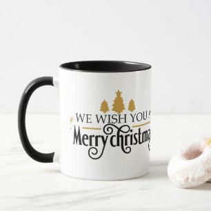 Wir wünschen Ihnen frohe Weihnachten Tasse