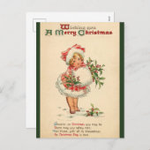 Wir wünschen Ihnen frohe Weihnachten - Vintages Ge (Vorne/Hinten)