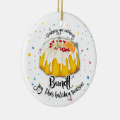 Wir wünschen Ihnen in dieser Feriensaison nichts S Keramik Ornament (Rechts)