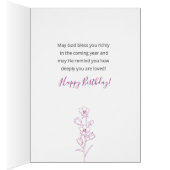 Wir wünschen Ihnen Segnungen an Ihrem Geburtstag u (Innen (Rechts))