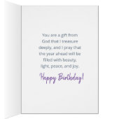 Wir wünschen Ihnen Segnungen an Ihrem Geburtstag u (Innen (Rechts))