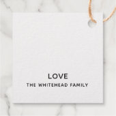 Wir wünschen Ihnen sehr frohe Weihnachts-Script Go Geschenkanhänger (Rückseite)