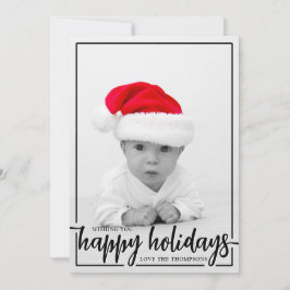 Wir wünschen Ihnen viel Glück für Ihr geiles Foto Feiertagskarte