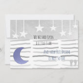 Wir wünschten uns eine Babydusche des Star Boy Einladung (Vorderseite)