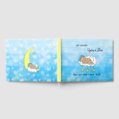 Wir wünschten uns eine Babydusche eines Star Boy Gästebuch (Voll)