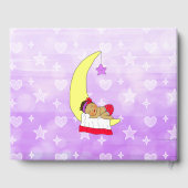 Wir wünschten uns eine Babydusche eines Star-Mädch Gästebuch (Rückseite)