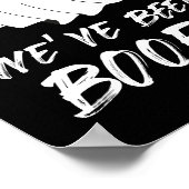 Wir wurden Boo Neighbor Game Sign unterstützt Poster (Ecke)