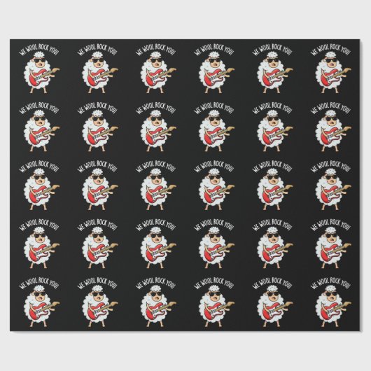 Wir würden dich in den Funny Sheep Puff Dark BG Geschenkpapier (Flach)