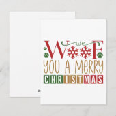 Wir würden dir frohe Weihnachten schenken (Vorne/Hinten)