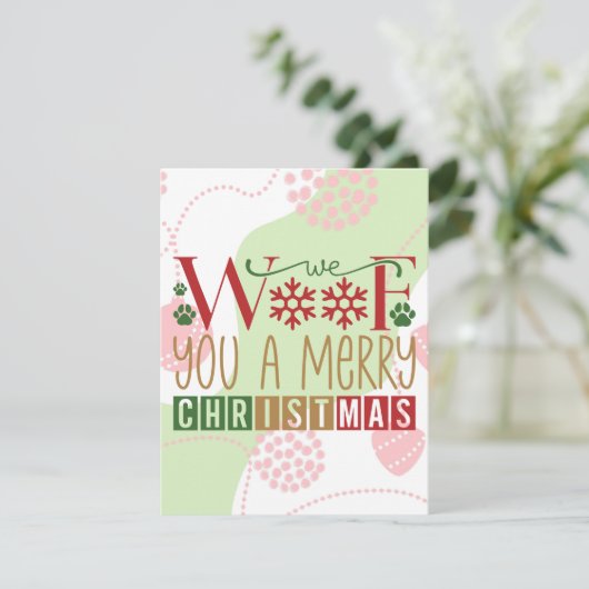 Wir würden dir frohe Weihnachten schenken (Stehend Vorderseite)