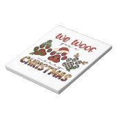 Wir würden dir frohe Weihnachten schenken Notizblock (Rotiert)