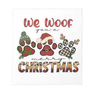 Wir würden dir frohe Weihnachten schenken Notizblock