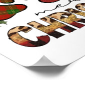 Wir würden dir frohe Weihnachten schenken Poster (Ecke)