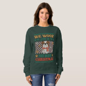 Wir würden dir frohe Weihnachten schenken Sweatshirt (Vorne ganz)
