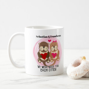 Wir wurden für jede OTTER Valentinstag Liebe gemac Kaffeetasse