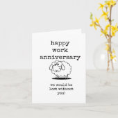 Wir würden uns verlieren, die Schafskarte. Karte (Gelbe Blume)