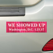 Wir zeigten uns Washington, DC Autoaufkleber (Auf Auto)