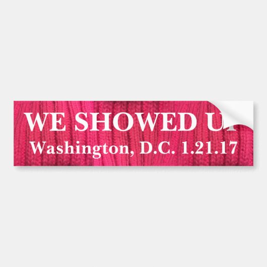 Wir zeigten uns Washington, DC Autoaufkleber (Vorne)