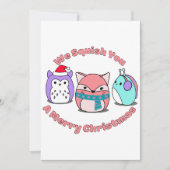 Wir zerquetschen dir frohe Weihnachten Einladung (Vorderseite)