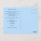 Wir ziehen die Ankündigung des Spuk Schuhhauses um Postkarte (Rückseite)