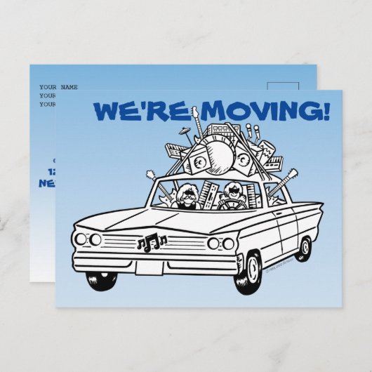 Wir ziehen! Postkarte (Vorne/Hinten)