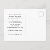 Wir zogen in das Motivierend Sprichwort der Berge Ankündigungspostkarte (Rückseite)