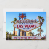 Wir zogen nach Las Vegas New Zuhause Ankündigung (Vorderseite)