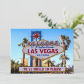 Wir zogen nach Las Vegas New Zuhause Ankündigung (Stehend Vorderseite)