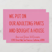 Wir zogen unsere erwachsenen Ameisen an und kaufte Ankündigung (Vorne/Hinten)