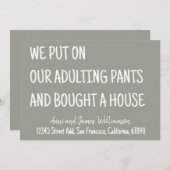 Wir zogen unsere erwachsenen Ameisen an und kaufte Ankündigung (Vorne/Hinten)