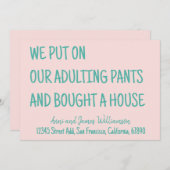 Wir zogen unsere erwachsenen Ameisen an und kaufte Ankündigung (Vorne/Hinten)