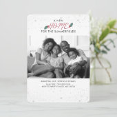 Wir zogen Weihnachtsfeiertage ins Foto Ankündigung (Stehend Vorderseite)