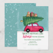 Wir zogen Weihnachtskarte Einladung (Vorne/Hinten)