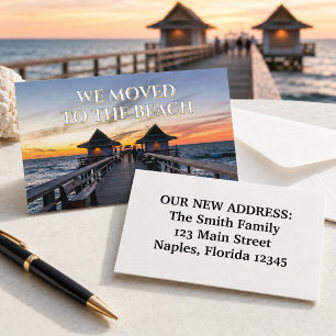 Wir zogen zum Naples Pier Florida Visitenkarte