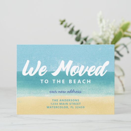 Wir zogen zur Ankündigung zur Bewegung des Strande (Stehend Vorderseite)