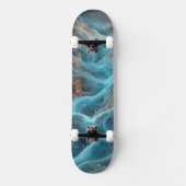 Wirbel-Abstrakt Skateboard (Vorderseite)