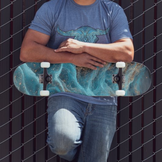 Wirbel-Abstrakt Skateboard (Außenbereich 2)