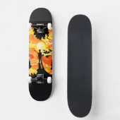 Wirbel abstrakt skateboard (Vorderseite)