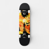 Wirbel abstrakt skateboard (Vorderseite)