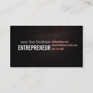 Wirbel Abstrakt Visitenkarte